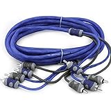 Kicker KI46 6-Meters 4-Channel K-Series RCA Audio Interconnect Cable