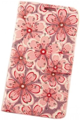 DE Cute Sunflower Samsung Note 3 III Leather Luxury Rhinestone Bling Diamond Case New Pattern 7 Flower With Diamond Flash Glitter Atmosphere Deluxe Folio Leather Flip Case Protective Cover Stand Case With Credit Card Slot for Samsung Galaxy Note 3 III N9000