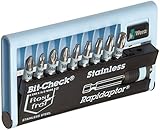 Wera BC 10/9 Stainless Rapidaptor Bit-Check Set (PH/PZ/TX), 10-Piece [並行輸入品]