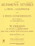 Forty Eight (48) Famous Studies/3 Three Duos Concertants for Oboe - 1st Oboe Part