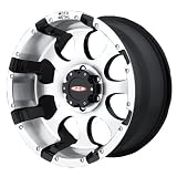 Moto Metal Series MO955 Gloss Black Machined - 16 X 8 Inch Wheel