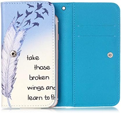 Bayke / New Alcatel OneTouch POP C9 S9 / POP Mega / POP Mega LTE / IDOL 3 (5.5") Case ,Universal Smartphone Wallet Clutch Bag Wristlet Cell Phone Carrying Case