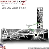 Lightning White Skin by WraptorSkinz TM fits Original XBOX 360 Factory Faceplates