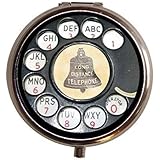 Rotary Phone Pill Box Case Vintage Telephone Pop Art Imagery