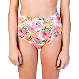 Billabong Rosie High Waisted Bikini Bottom - Womens White, M