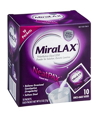 Miralax 1 Dose Powder Packets, 10 each