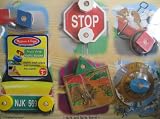 Melissa & Doug Nuts and Bolts Board Handcrafted Wooden Board