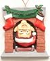 Mad Magazine Alfred In Fireplace Christmas Ornament #W3217
