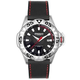 Immersion Men's Black Leather Watch #6946