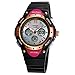 Jewtme Waterproof 100m Sports Digital Watch for Children Girls Boys with Three Alarms-Green