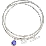 LogoArt Baltimore Ravens Crystal Bangle Bracelets