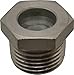 9/16 inch Sight Diameter, 1/2 inch Thread, 0.78 inch Long, High Pressure Fused Pipe Thread, with Reflector, Sight Glass and Flow Sight