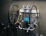 Racor BR-2R Double Vertical Bike Rack with Center Shelf