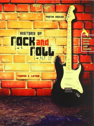 History of Rock and Roll with Rhapsody by LARSON THOMAS E (2014) Paperback