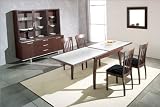 Calligaris CS/XXX Series Dining Set VR Enterprise Extendable Table Dining Set with Corte Chairs