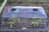 IMAGE OF Garden Cloche Tunnel Plant Cover (10 Pack) - Cold Frame and Greenhouse Warmth for Frost Protection of Vegetable Plants, Herbs, & Garden Flowers