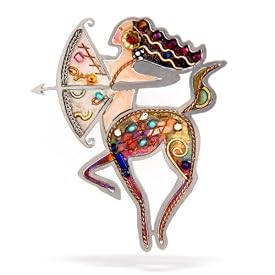 Bold Sagittarius the Archer Zodiac Pin #0903