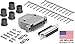 CompuCablePlusUSA.com Best DB25 Connector Kit Set, DB25 Female Crimcp Type PVC Plastic Hood + 25 Gold Plated Pro D-Sub Female Pins+ Strain Relief Grommet Connector Kit Set