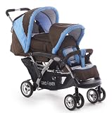 Chic 4 Baby 274 41 Geschwisterwagen DUO Terranova mit Babytragetasche und regenschutz