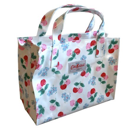 【Cath Kidston】【キャスキッドソン】【Box Bag】【ボックスバッグ】【Cherry】【チェリー】