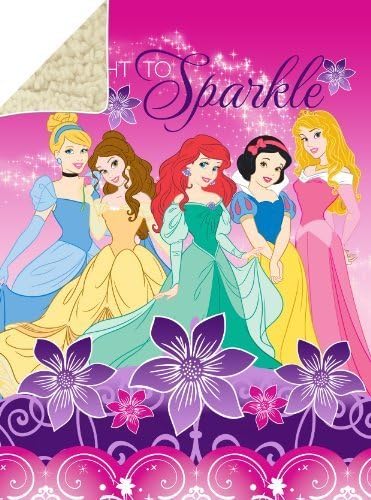 princes sparkle Micro Sherpa Blanket 60"x 80"