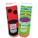 Ladybug and Caterpillar, Dolphin and Fish, Cow and Pig - Toddler Sock Set - Sunny Sidekicks Mismatched Friends 3-Pack