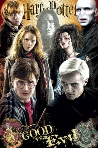 1art1 54453 Harry Potter - Und Die Heiligt&uuml;mer Des Todes 2, Gut Gegen B&ouml;se Poster, 91 x 61 Preisvergleich