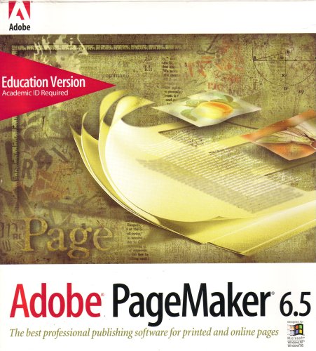 Software: Adobe Pagemaker 6.5 Education Version