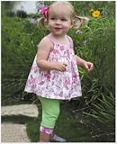 : Baby Lulu Lavender Meadow Capri Leggings