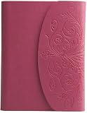 Metallic Diary Journal, Lined, Magnetic Flap Closure, Pink
