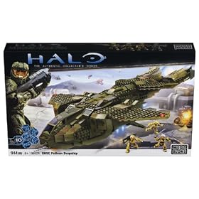 Mega Bloks Halo UNSC Pelican Dropship Buildable Playset