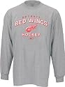 Detroit Red Wings Stacked Logo Long Sleeve T-Shirt