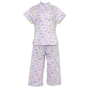 Buy Frankie and Johnny Bubble Gum Mandarin Capri Pajama - Final Sale! by Frankie & Johnny