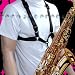 Baritone Tenor Alto SAX Saxophone Strap Harness Black
