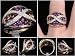 51CLcKWKkqL. SL75  14K Yellow Gold Amethyst Diamond Estate Ring