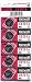 Maxell Micro Lithium Cell Battery CR2016 for Watches and Electronics (5 Pack)
