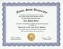 Loch Ness Monster Nessie Degree: Custom Gag Diploma Doctorate Certificate (Funny Customized Joke Gift - Novelty Item)