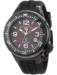 Swiss Legend Womens 11844-BB-01 Neptune Black Mother-Of-Pearl Dial Watch
