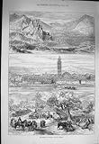 1875 の皇帝のオーストリア旅行ダルマチア Spalatro Knin ラグーザ