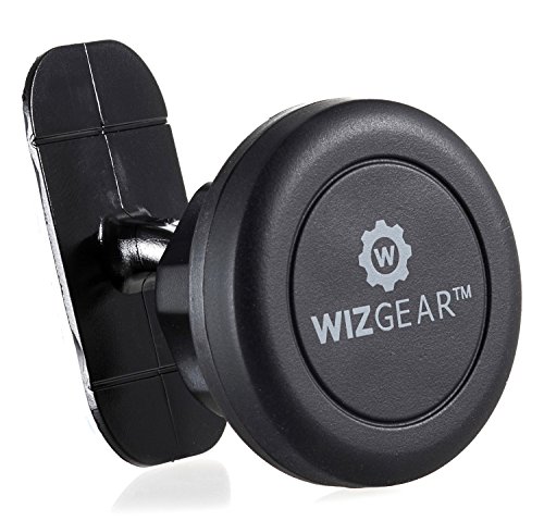 WizGear Universal Stick On Dashboard Magnetic Car Mount Holder for Cell Phones and Mini Tablets with Fast Swift-snap Technology