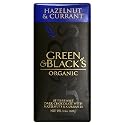 Green & Black's Organic Bittersweet Dark Chocolate Bar, Currant and Hazelnut, 3.5-Ounce Bars (Pack of 10)