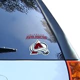 NHL Colorado Avalanche 3.75" x 4" Window Cling