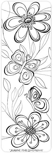 Coloring Bookmark Double-Sided Heavy Cardstock 2"X6"-Butterfly