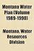 Montana Water Plan (Volume 1989-1990)