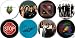 Set of 8 JOURNEY Pinback Buttons 1.25" Pins / Badges Band Steve Perry