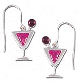 Solid Sterling Silver Cosmopolitan Earrings