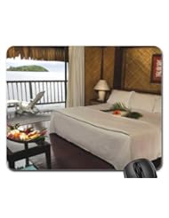 Office Product: Le Maitai room suite Bora Bora Mouse Pad, Mousepad (Beaches Mouse Pad) - Pearl Mousepad