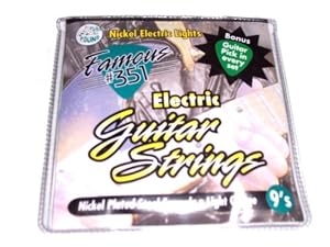 Lot of 6 Electric Guitar Strings Guitar Accessories Picks