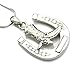 Horseshoe Cowboy Boots Pendant Necklace Lucky Western Cowgirl Charm Ladies Women Fashion Jewelry