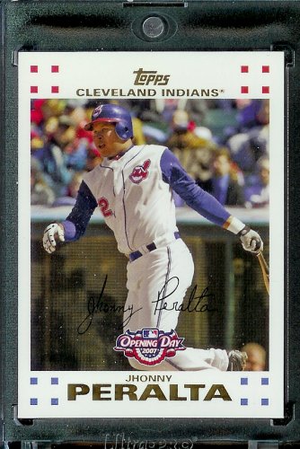 2007 Topps Opening Day #127 Jhonny Peralta Cleveland Indians - Mint Condition - Shipped in Protective Display Case !